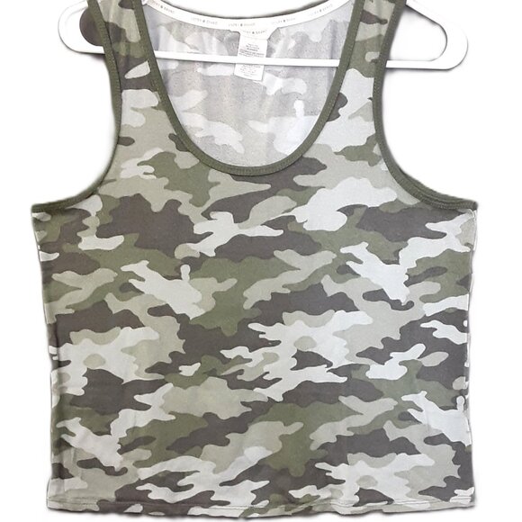 Lucky Brand Camo Woman's Tank Top Size Large, Pullover, Sleeveless - Picture 1 of 5